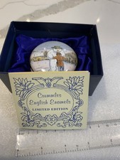 Royal Doulton by Crummles enamel Pill Trinket Box, The Snowman, Box, Ltd edition