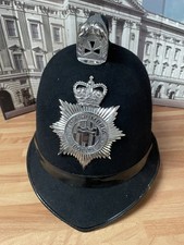 Obsolete British Northumbria Constabulary Helmet with Badge