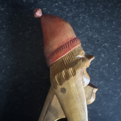 Antique figural carved - carved, wood