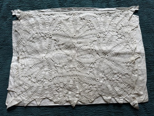 Vintage handmade tape lace - vintage,