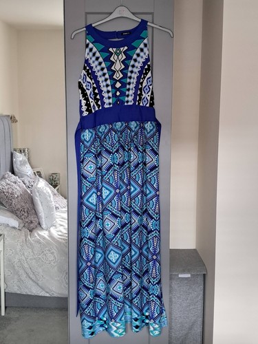 Maxi dress royal aqua roman - maxi,