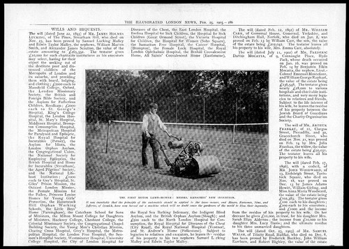 1905 antique print invention - 1905,