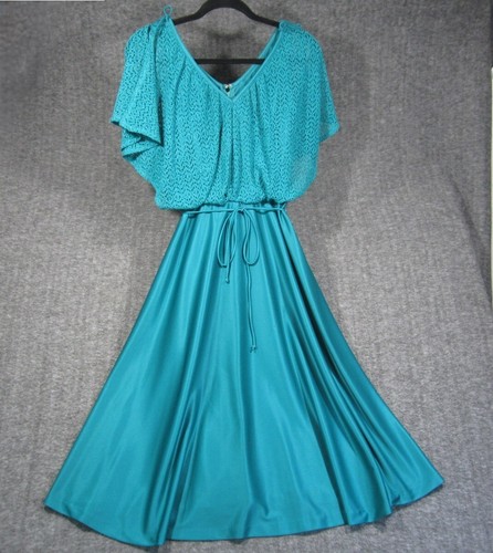 Vtg formal crochet dress women - dress,