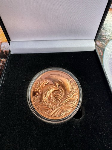 Delphin copper coins in - 1, oz