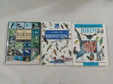 3 X Collection of bird books - job lot Encyclopaedia Rspb Birdwatching B11