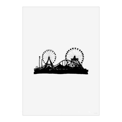 Carnival rides silhouette - 'carnival,
