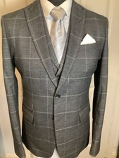 Men’s Three Piece Suit Grey