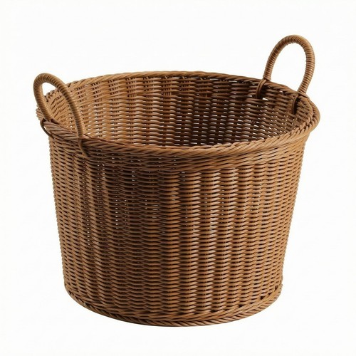 Wicker laundry basket - laundry,