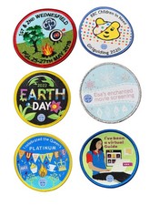 6 x Girlguiding Badges - 2