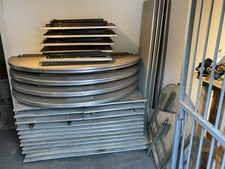 31 Burgess Banquette Conference Wedding Event Serving Felt Top Folding Tables