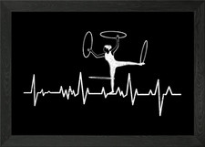 Hula Hoop Dancing Girls Framed