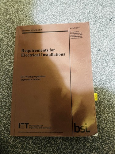 18th edition wiring - edition,