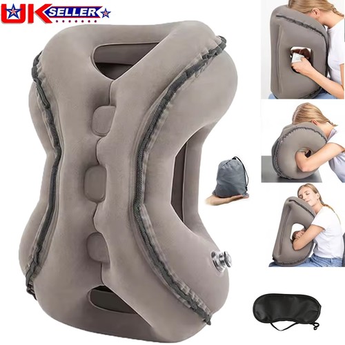 Inflatable travel pillow - inflatable, for