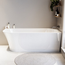 Freestanding Single Ended Right Hand Corner Bath 1700 x 750mm - Vig VIGOWSRH1700