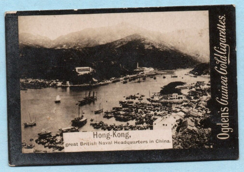 Cigarette card hong - hong, kong