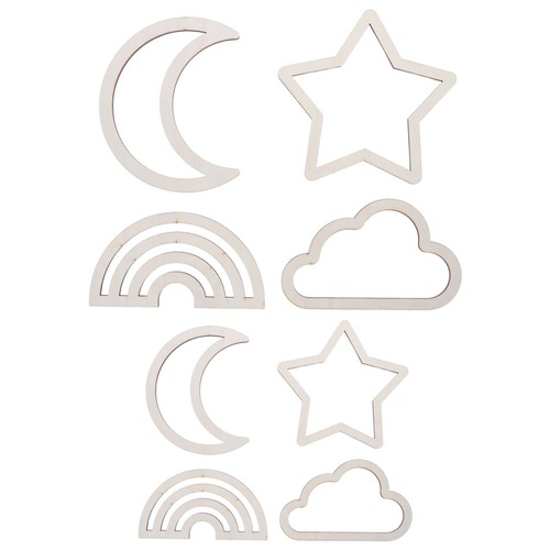 Wooden dreamcatcher rings pack - dreamcatcher,