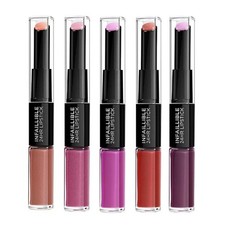 LOREAL Infallible 24HR 2 Step Duo Lipstick  - Various Shades