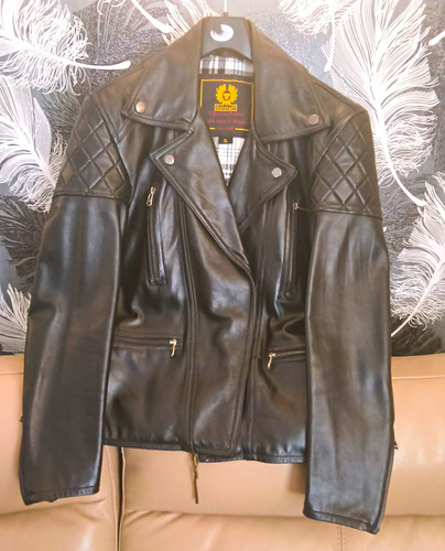 Belstaff men leather jacket - men's,