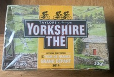 Tour de France Grand depart Yorkshire The tea bags box sealed 2014