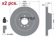 X2 PCS REAR BRAKE DISC ROTOS