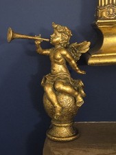 Vintage Gold Cherub Decoration