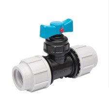 Plasson stop tap / Stopcock / Stopvalve  25mm   for MDPE water pipe