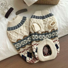 Dog Cat Fair Isle Winter