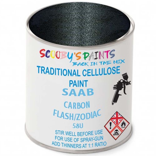 Cellulose tin paint for - for, saab