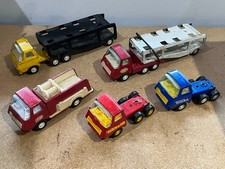 BUNDLE OF TONKA TRUCKS/TRANSPORTERS/FIRE ENGINE - FREE UK POSTAGE!!