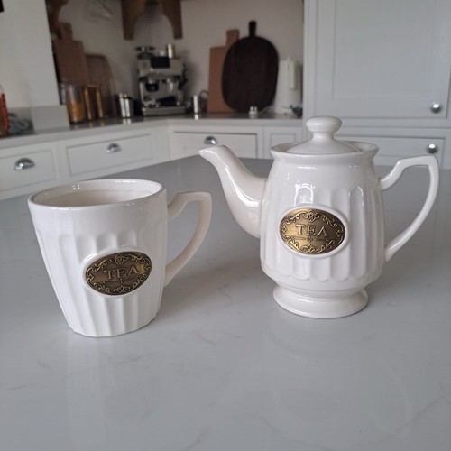 Victorian kitchen tea pot - pot, &