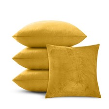 Pack of 4 Stripe Velvet