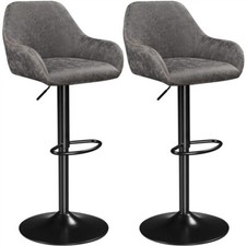Bar Stools Set 2pcs Height
