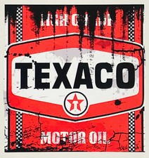 2x Texaco sticker vintage cult sticker oil classic car hotrod muscle car USA