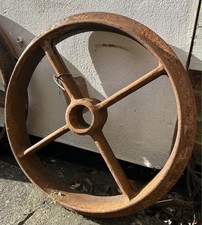 Reclaimed Vintage Shepherds Hut Wheel - Garden decor