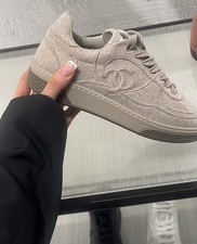 Chanel Wool Tweed Trainers