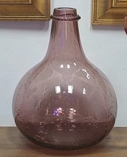 Antique Glass Purple Demijohn