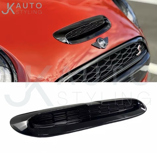 Gloss black bonnet scoop - black,