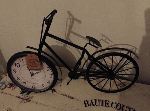 Retro bicycle clock - clock, ~
