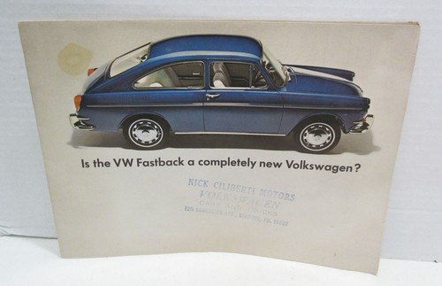 Volkswagen fastback vintage - vw,