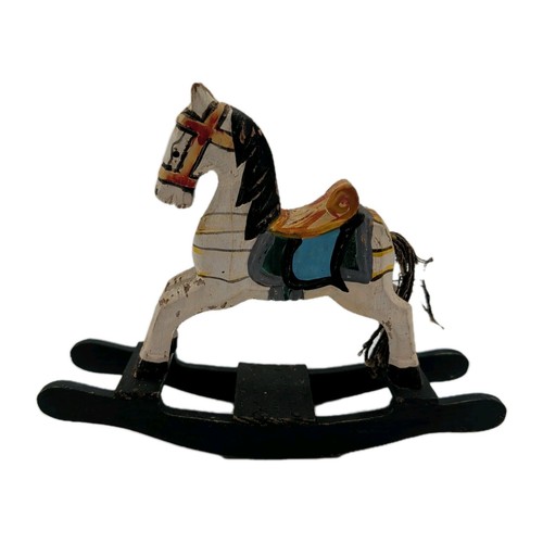 Vintage wooden rocking - wooden,
