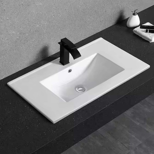 750mm bathroom inset basin - bathroom,