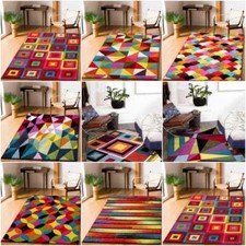 Multi Color Hand Carved Rugs