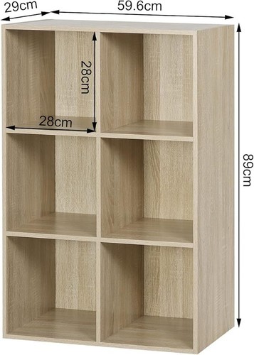 Woltu bookcase book shelf cube - shelf,