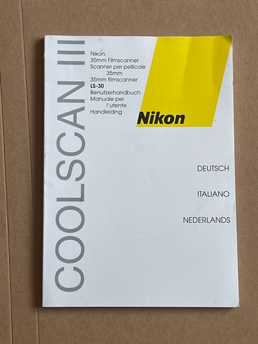 Nikon coolscan iii - coolscan,