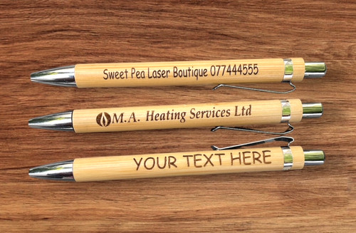 Personalised engraved bamboo - engraved,