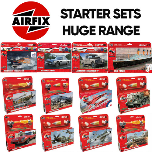 Airfix model kit starter sets - model,