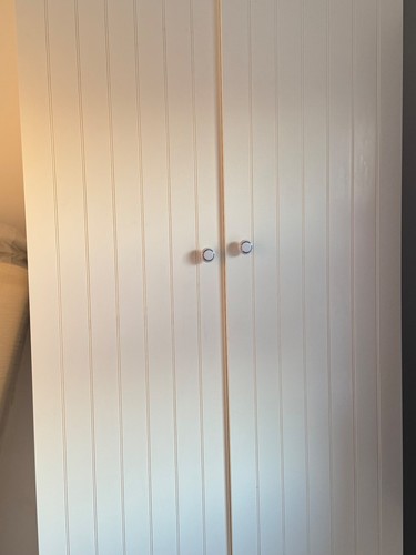 Wardrobe ikea white - white, used