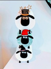 X3 Xmas Shaun the Sheep Toilet Roll Holder  Quirky Bathroom Decor New years gift