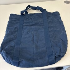 Canvas Fabric Tote Bag Navy