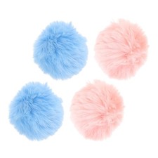  4 Pcs Pom Poms for Hats Small
